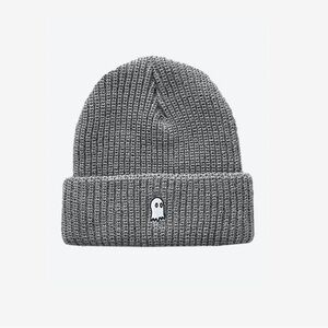 Lonely Ghost Gray Knit Beanie